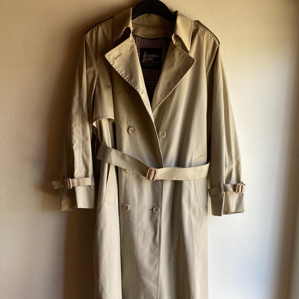Vintage London Fog Trench Coat 2X